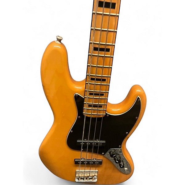 Used Squier Classic Vibe 70s Jazz Bass Natural Electric Bass Guitar