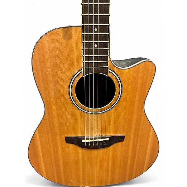 Used Ovation Applause AB24 Natural Acoustic Electric Guitar