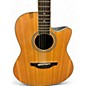 Used Ovation Applause AB24 Natural Acoustic Electric Guitar