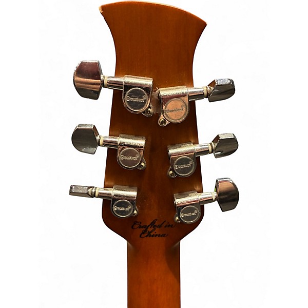 Used Ovation Applause AB24 Natural Acoustic Electric Guitar