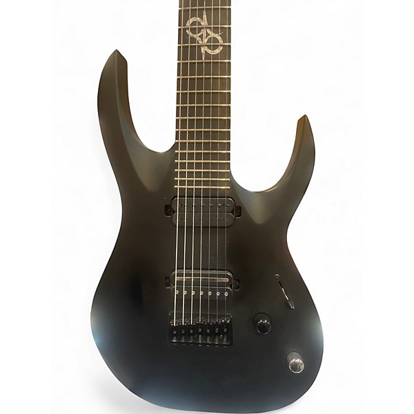 Used Washburn Parallaxe 7 Black Solid Body Electric Guitar