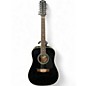 Used Fender dg16e12 Black 12 String Acoustic Guitar thumbnail
