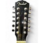 Used Fender dg16e12 Black 12 String Acoustic Guitar