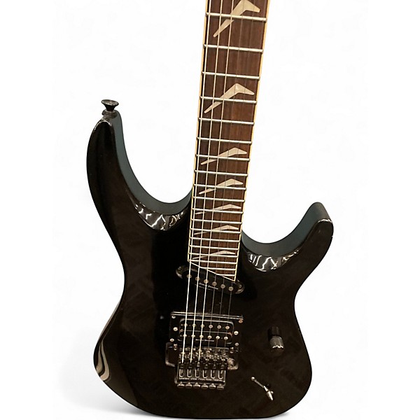 Used Hamer Californian Deluxe Black Solid Body Electric Guitar