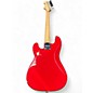 Used 2020s Squier Precision Bass Mini Red Electric Bass Guitar