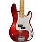 Used Fender Standard Precision Bass Candy Apple Red Electric Bass Guitar