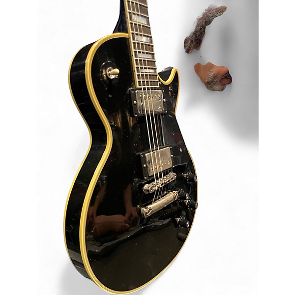 Used 2022 Gibson 70th Anniversary 1968 Les Paul Custom VOS Ebony Solid Body Electric Guitar