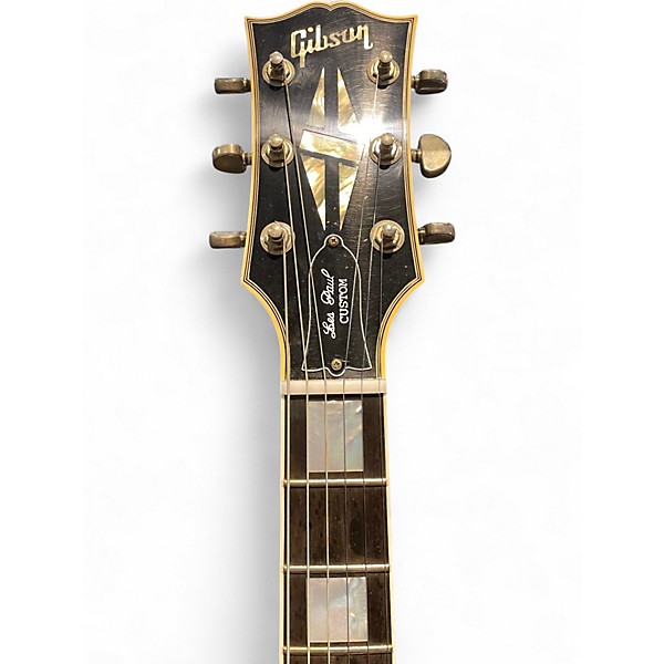 Used 2022 Gibson 70th Anniversary 1968 Les Paul Custom VOS Ebony Solid Body Electric Guitar