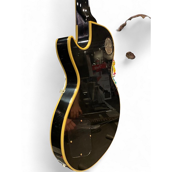 Used 2022 Gibson 70th Anniversary 1968 Les Paul Custom VOS Ebony Solid Body Electric Guitar