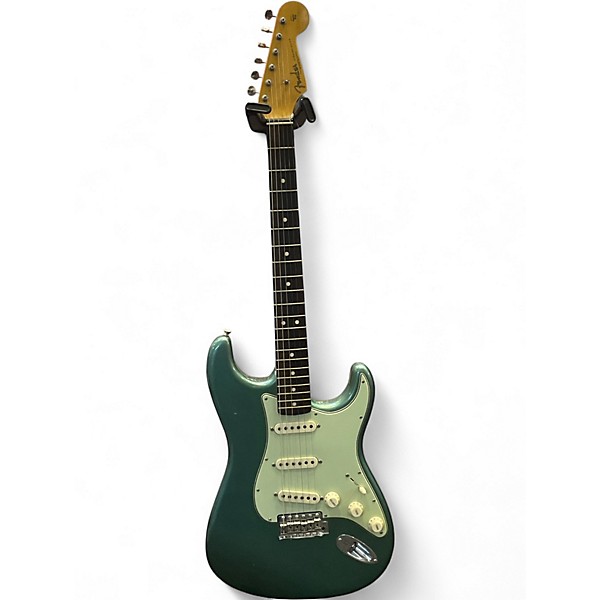 Used 2021 Fender Custom Shop 1960s Stratocaster Sherwood Green Metallic Solid Body Electric Guitar
