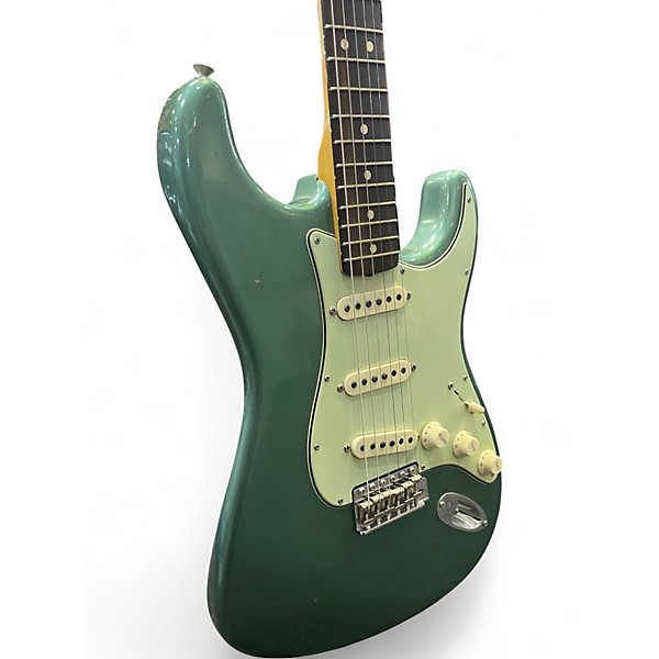 Used 2021 Fender Custom Shop 1960s Stratocaster Sherwood Green Metallic Solid Body Electric Guitar