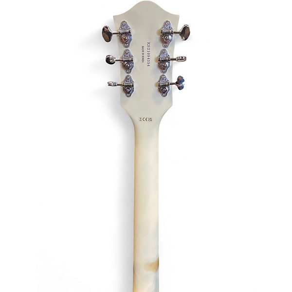 Used Gretsch Guitars G5410T Electromatic Rat Rod White Hollow Body Electric Guitar