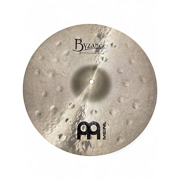 Used MEINL 18in Byzance EX Thin Hammered Crash Cymbal