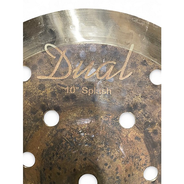 Used Jdc 10in DUAL SPLASH Cymbal