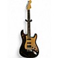 Used 2005 Fender American Deluxe Stratocaster HSS Montego Black Solid Body Electric Guitar thumbnail