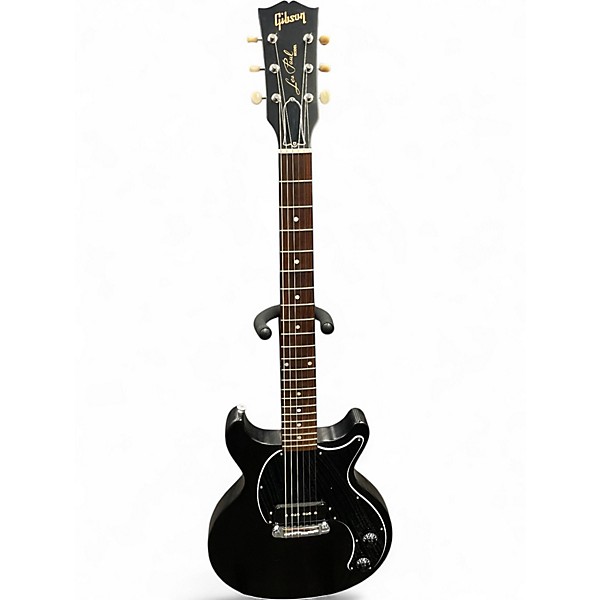 Used Gibson Les Paul Junior Tribute DC Black Solid Body Electric Guitar