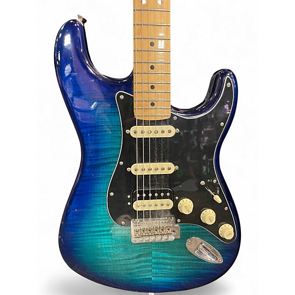Used Fender Player Stratocaster HSS Ocean Blue Burst Solid Body Electric Guitar