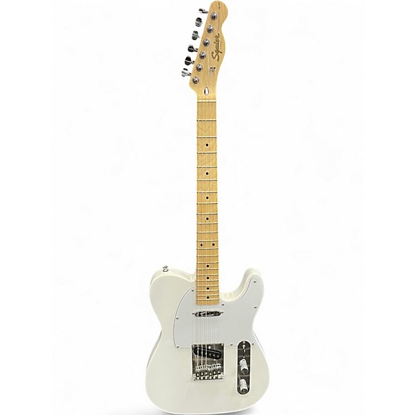 Used Squier Affinity Telecaster Olympic White Solid Body Electric Guitar