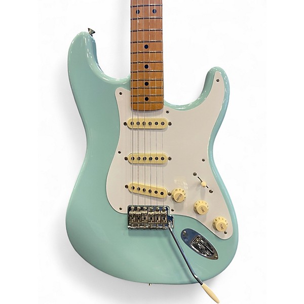 Used Fender Vintera 50s Stratocaster Daphne Blue Solid Body Electric Guitar
