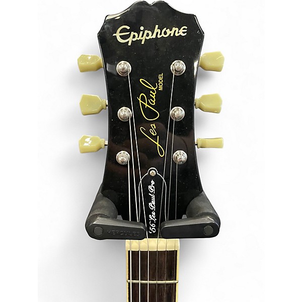 Used Epiphone 56 Les Paul Pro w/Bigsby Black Solid Body Electric Guitar
