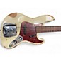 Used 2018 Fender Custom Shop 1960s Jazz Bass Heavy Relic Aged Olympic White Electric Bass Guitar