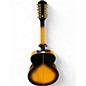 Used Epiphone J200 3 Tone Sunburst 12 String Acoustic Electric Guitar