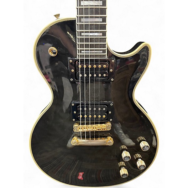 Used Epiphone Prophecy Les Paul Custom Plus Black Solid Body Electric Guitar