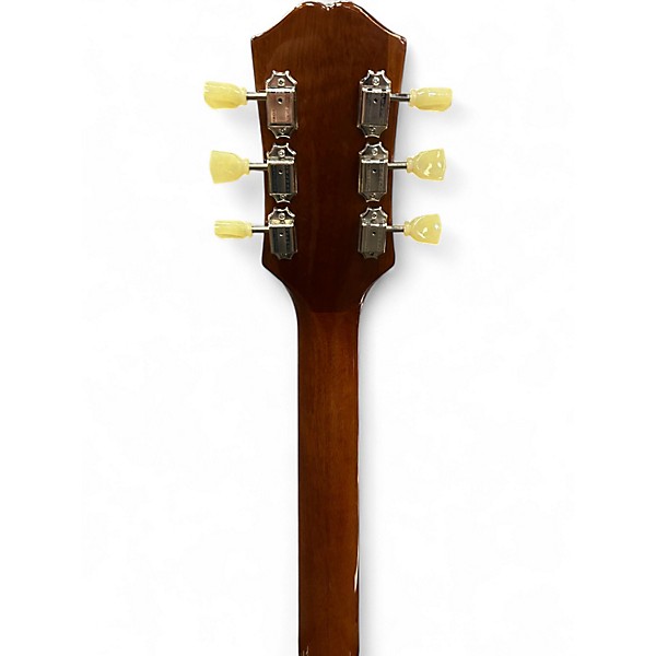 Used Epiphone ES355 Left Handed 2 Tone Sunburst Hollow Body Electric Guitar