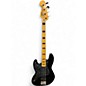 Used Squier Classic Vibe 70s Jazz Bass Left Handed Black Electric Bass Guitar thumbnail