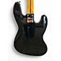 Used Squier Classic Vibe 70s Jazz Bass Left Handed Black Electric Bass Guitar