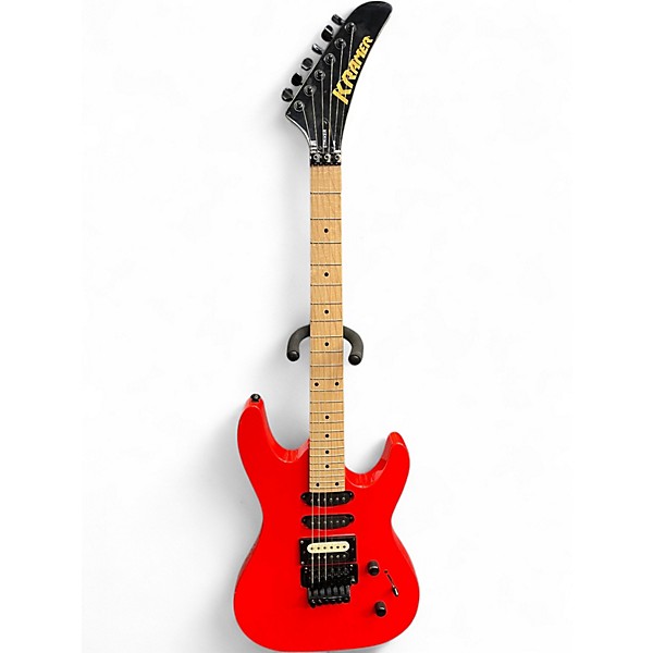 Used Kramer Striker Custom Red Solid Body Electric Guitar