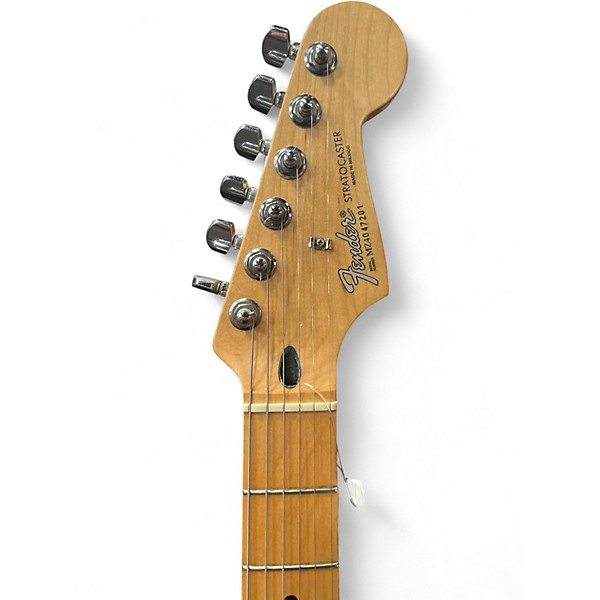 Used 2004 Fender Standard Stratocaster Satin Midnight Wine Solid Body Electric Guitar