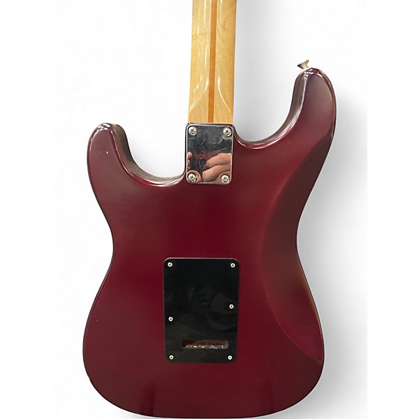 Used 2004 Fender Standard Stratocaster Satin Midnight Wine Solid Body Electric Guitar