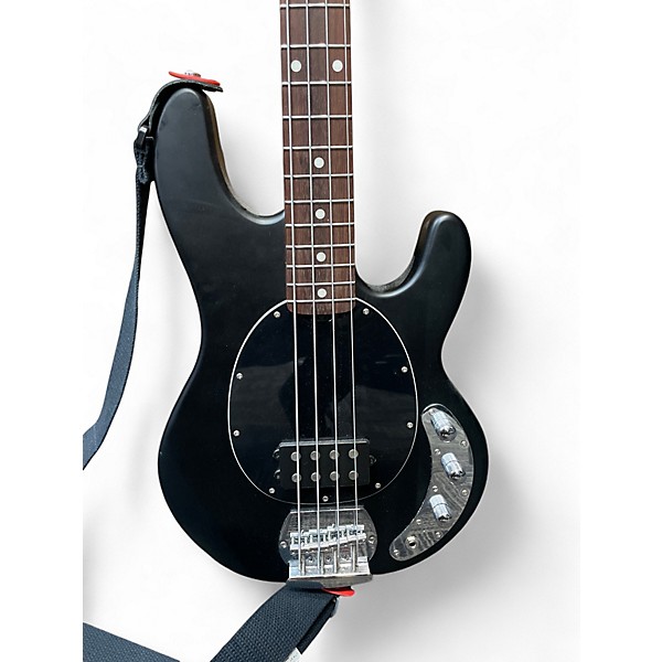 Used Sterling by Music Man  SUB STINGRAY Trans Black Electric Bass Guitar