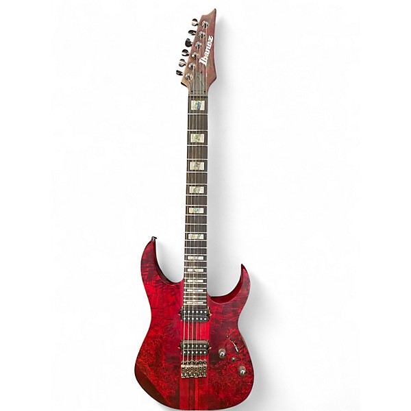 Used Ibanez RGT1221PB Stained Wine Red Solid Body Electric Guitar