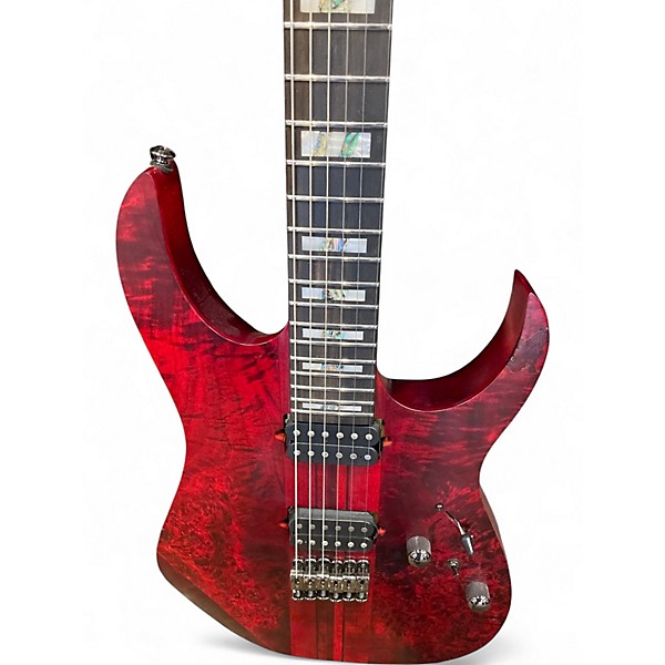 Used Ibanez RGT1221PB Stained Wine Red Solid Body Electric Guitar
