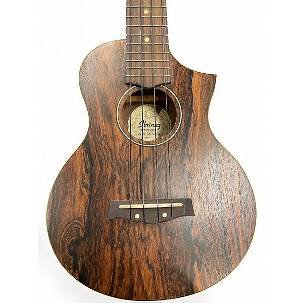 Used Ibanez UEW13E-OPN Natural Ukulele