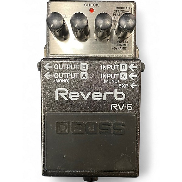 Used BOSS RV6 Digital Reverb Effect Pedal