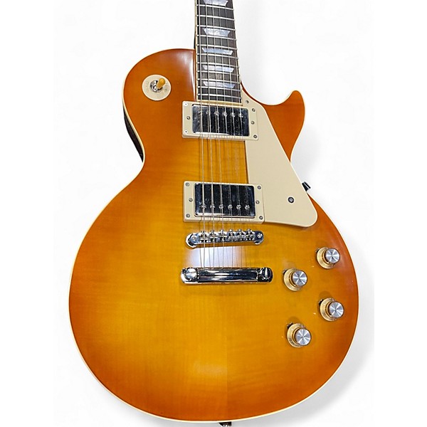 Used Epiphone Inspired by Gibson Custom 1959 Les Paul Standard Honey Burst Solid Body Electric Guitar