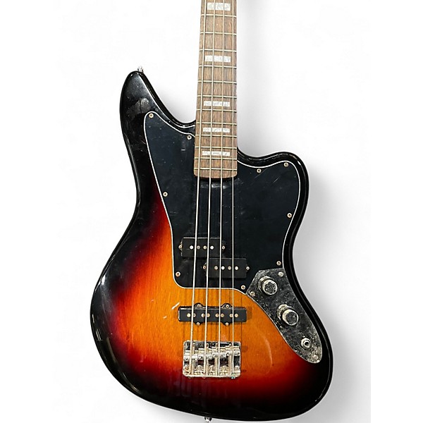 Used Squier classic vibe jaguar bass Sunburst Electric Bass Guitar