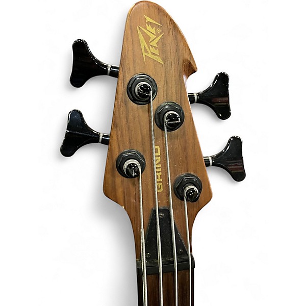 Used Peavey grind Natural Electric Bass Guitar