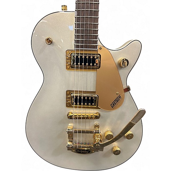 Used Gretsch Guitars G5230T White Sparkle Solid Body Electric Guitar