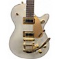 Used Gretsch Guitars G5230T White Sparkle Solid Body Electric Guitar