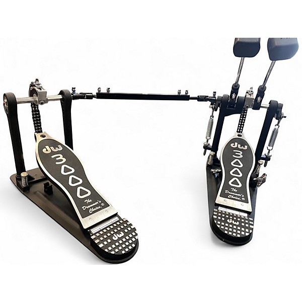 Used DW 3000 Series Double Double Bass Drum Pedal