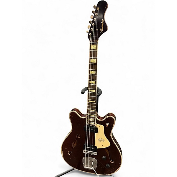 Used Castedosa 3511 Lobo Aged Brown Sparkle Hollow Body Electric Guitar