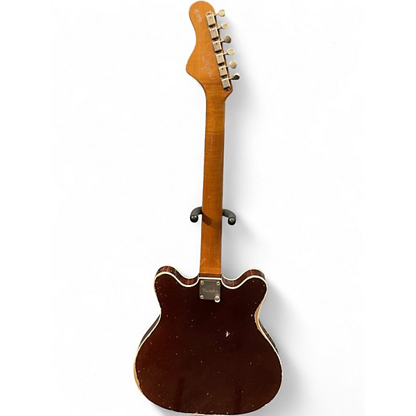 Used Castedosa 3511 Lobo Aged Brown Sparkle Hollow Body Electric Guitar