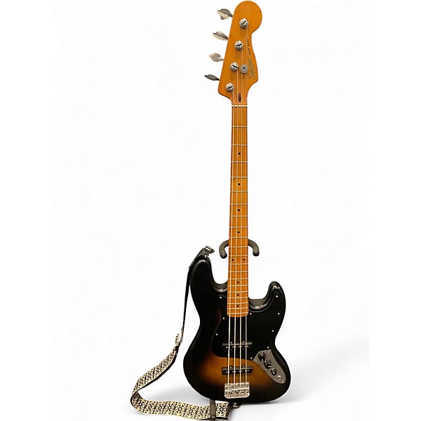 Used Squier 40TH ANNIVERSARY JAZZ BASS SUNBURST Electric Bass Guitar