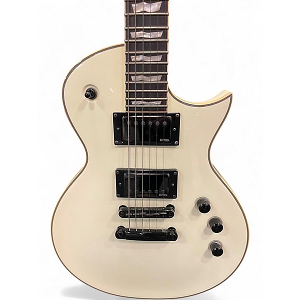 Used ESP LTD EC401 Vintage White Solid Body Electric Guitar