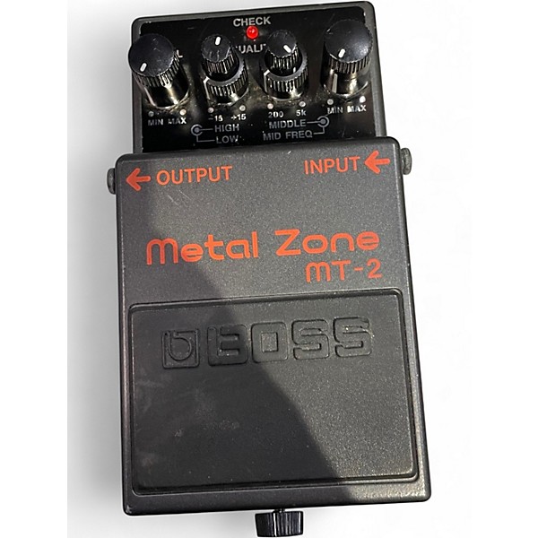 Used BOSS MT2 Metal Zone Distortion Effect Pedal