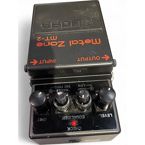 Used BOSS MT2 Metal Zone Distortion Effect Pedal